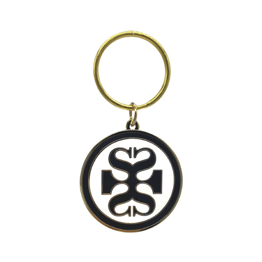 Two Sided Enamel Key Ring